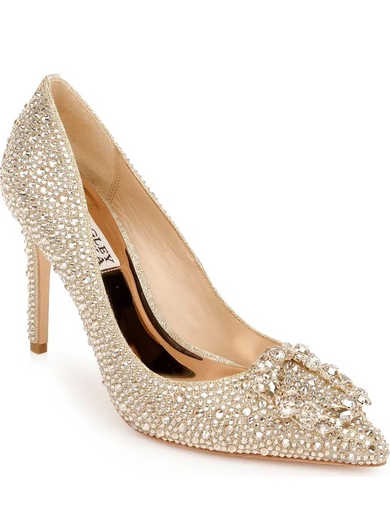 Badgley Mischka Shoes - Badgley Mischka Collection Cher II Pointed Toe Pump - Size US 8.5